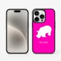 כיסוי בעיצוב אישי עם השם שלך לדגם - Apple iPhone 15 Pro בעיצוב קרנף