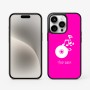כיסוי בעיצוב אישי עם השם שלך לדגם - Apple iPhone 15 Pro בעיצוב תקליטור - אזור מוזיקה