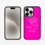 כיסוי בעיצוב אישי עם השם שלך לדגם - Apple iPhone 15 Pro בעיצוב יד