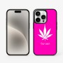 כיסוי בעיצוב אישי עם השם שלך לדגם - Apple iPhone 15 Pro בעיצוב עלה מריחואנה - גראס