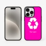 כיסוי בעיצוב אישי עם השם שלך לדגם - Apple iPhone 15 Pro בעיצוב למחזר