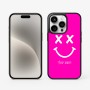 כיסוי בעיצוב אישי עם השם שלך לדגם - Apple iPhone 15 Pro בעיצוב סמיילי