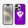כיסוי בעיצוב אישי עם השם שלך לדגם - Apple iPhone 15 Pro בעיצוב פני פנטרה