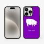 כיסוי בעיצוב אישי עם השם שלך לדגם - Apple iPhone 15 Pro בעיצוב חזיר