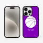 כיסוי בעיצוב אישי עם השם שלך לדגם - Apple iPhone 15 Pro בעיצוב כדורסל