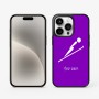 כיסוי בעיצוב אישי עם השם שלך לדגם - Apple iPhone 15 Pro בעיצוב קפיצת סקי אולימפית