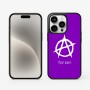 כיסוי בעיצוב אישי עם השם שלך לדגם - Apple iPhone 15 Pro בעיצוב אנרכיה