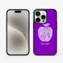 כיסוי בעיצוב אישי עם השם שלך לדגם - Apple iPhone 15 Pro בעיצוב הדפס תפוח