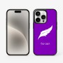 כיסוי בעיצוב אישי עם השם שלך לדגם - Apple iPhone 15 Pro בעיצוב נוצת נוצה