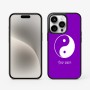 כיסוי בעיצוב אישי עם השם שלך לדגם - Apple iPhone 15 Pro בעיצוב סמל יינג יאנג