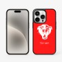 כיסוי בעיצוב אישי עם השם שלך לדגם - Apple iPhone 15 Pro בעיצוב פני פנטרה