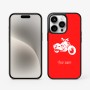 כיסוי בעיצוב אישי עם השם שלך לדגם - Apple iPhone 15 Pro בעיצוב הארלי-דיווידסון