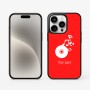 כיסוי בעיצוב אישי עם השם שלך לדגם - Apple iPhone 15 Pro בעיצוב תקליטור - אזור מוזיקה