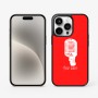 כיסוי בעיצוב אישי עם השם שלך לדגם - Apple iPhone 15 Pro בעיצוב מיקרופון