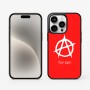 כיסוי בעיצוב אישי עם השם שלך לדגם - Apple iPhone 15 Pro בעיצוב אנרכיה