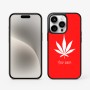 כיסוי בעיצוב אישי עם השם שלך לדגם - Apple iPhone 15 Pro בעיצוב עלה מריחואנה - גראס