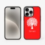 כיסוי בעיצוב אישי עם השם שלך לדגם - Apple iPhone 15 Pro בעיצוב עץ