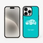 כיסוי בעיצוב אישי עם השם שלך לדגם - Apple iPhone 15 Pro בעיצוב מכונית