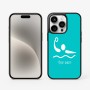 כיסוי בעיצוב אישי עם השם שלך לדגם - Apple iPhone 15 Pro בעיצוב כדור מים אולימפי