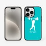 כיסוי בעיצוב אישי עם השם שלך לדגם - Apple iPhone 15 Pro בעיצוב הרמת משקולות
