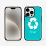 כיסוי בעיצוב אישי עם השם שלך לדגם - Apple iPhone 15 Pro בעיצוב למחזר