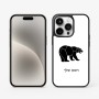 כיסוי בעיצוב אישי עם השם שלך לדגם - Apple iPhone 15 Pro בעיצוב דוב
