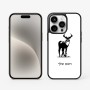 כיסוי בעיצוב אישי עם השם שלך לדגם - Apple iPhone 15 Pro בעיצוב צבי