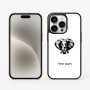 כיסוי בעיצוב אישי עם השם שלך לדגם - Apple iPhone 15 Pro בעיצוב ראש פיל