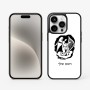כיסוי בעיצוב אישי עם השם שלך לדגם - Apple iPhone 15 Pro בעיצוב אנג'ל מוזיקלי