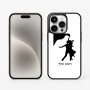 כיסוי בעיצוב אישי עם השם שלך לדגם - Apple iPhone 15 Pro בעיצוב אישה רוקדת עם גבר