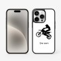 כיסוי בעיצוב אישי עם השם שלך לדגם - Apple iPhone 15 Pro בעיצוב מוטוקרוס