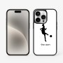 כיסוי בעיצוב אישי עם השם שלך לדגם - Apple iPhone 15 Pro בעיצוב שחקנית כדורגל - אישה
