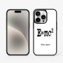כיסוי בעיצוב אישי עם השם שלך לדגם - Apple iPhone 15 Pro בעיצוב נוסחת אלברט איינשטיין