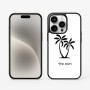 כיסוי בעיצוב אישי עם השם שלך לדגם - Apple iPhone 15 Pro בעיצוב כפות ידיים