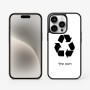 כיסוי בעיצוב אישי עם השם שלך לדגם - Apple iPhone 15 Pro בעיצוב למחזר