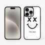 כיסוי בעיצוב אישי עם השם שלך לדגם - Apple iPhone 15 Pro בעיצוב סמיילי