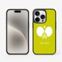 כיסוי בעיצוב אישי עם השם שלך לדגם - Apple iPhone 15 Pro בעיצוב פינג פונג