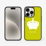 כיסוי בעיצוב אישי עם השם שלך לדגם - Apple iPhone 15 Pro בעיצוב כתר מלכותי