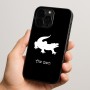 כיסוי בעיצוב אישי עם השם שלך לדגם - Apple iPhone 15 Pro בעיצוב תנין