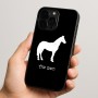 כיסוי בעיצוב אישי עם השם שלך לדגם - Apple iPhone 15 Pro בעיצוב סוס