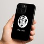 כיסוי בעיצוב אישי עם השם שלך לדגם - Apple iPhone 15 Pro בעיצוב פני אריה