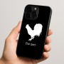 כיסוי בעיצוב אישי עם השם שלך לדגם - Apple iPhone 15 Pro בעיצוב תרנגול