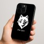 כיסוי בעיצוב אישי עם השם שלך לדגם - Apple iPhone 15 Pro בעיצוב זאב