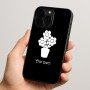 כיסוי בעיצוב אישי עם השם שלך לדגם - Apple iPhone 15 Pro בעיצוב פרח