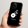כיסוי בעיצוב אישי עם השם שלך לדגם - Apple iPhone 15 Pro בעיצוב תקליטור - אזור מוזיקה