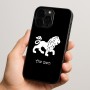 כיסוי בעיצוב אישי עם השם שלך לדגם - Apple iPhone 15 Pro בעיצוב מזלות - אריה