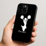 כיסוי בעיצוב אישי עם השם שלך לדגם - Apple iPhone 15 Pro בעיצוב מעודדת