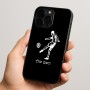 כיסוי בעיצוב אישי עם השם שלך לדגם - Apple iPhone 15 Pro בעיצוב שחקן כדורגל