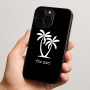 כיסוי בעיצוב אישי עם השם שלך לדגם - Apple iPhone 15 Pro בעיצוב כפות ידיים