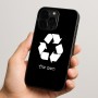 כיסוי בעיצוב אישי עם השם שלך לדגם - Apple iPhone 15 Pro בעיצוב למחזר